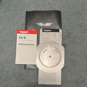 E6-B Flight Computer with Black Case